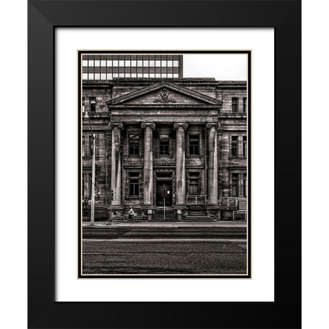 Lillian Massey Building Toronto Black Modern Wood Framed Art Print with Double Matting by Carson, Brian