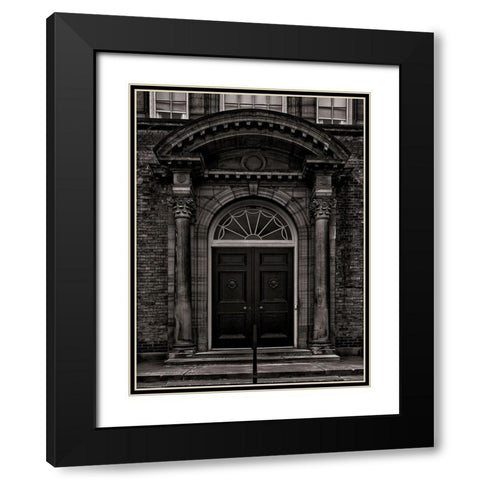 Kings College Circle Toronto No 1 Black Modern Wood Framed Art Print with Double Matting by Carson, Brian