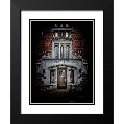 Foxbar Road Toronto Color Black Modern Wood Framed Art Print with Double Matting by Carson, Brian