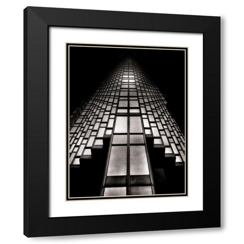 Bay Street South Tower Toronto No 2004 Black Modern Wood Framed Art Print with Double Matting by Carson, Brian