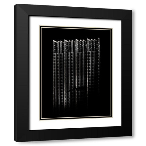 Bay Street South Tower Toronto No 2007 Black Modern Wood Framed Art Print with Double Matting by Carson, Brian