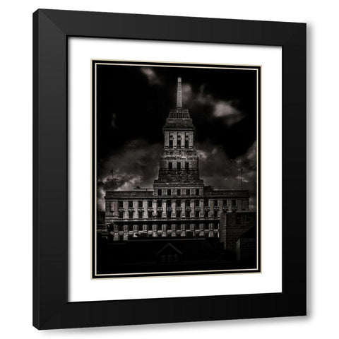 University Avenue Toronto No 3303 Black Modern Wood Framed Art Print with Double Matting by Carson, Brian