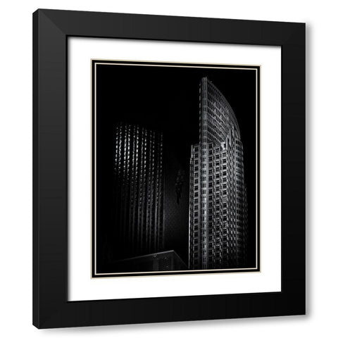 Old City Hall Toronto No 2 Black Modern Wood Framed Art Print with Double Matting by Carson, Brian
