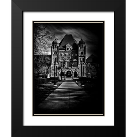 Ontario Main Legislative Building Black Modern Wood Framed Art Print with Double Matting by Carson, Brian