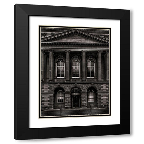 Osgoode Hall Toronto No 2 Black Modern Wood Framed Art Print with Double Matting by Carson, Brian