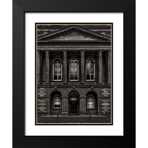 Osgoode Hall Toronto No 2 Black Modern Wood Framed Art Print with Double Matting by Carson, Brian