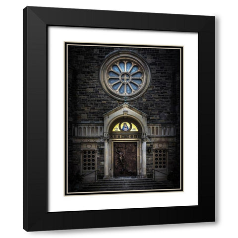 Our Lady of Sorrows Color Black Modern Wood Framed Art Print with Double Matting by Carson, Brian