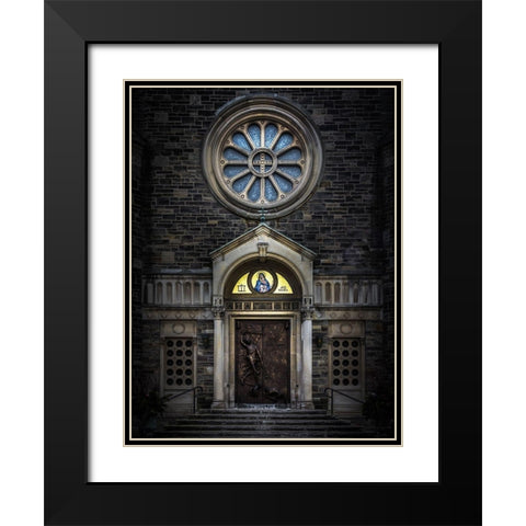 Our Lady of Sorrows Color Black Modern Wood Framed Art Print with Double Matting by Carson, Brian