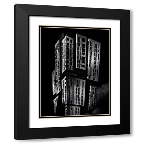 Picasso Toronto No 1 Black Modern Wood Framed Art Print with Double Matting by Carson, Brian