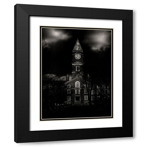 School Daze No 7 Black Modern Wood Framed Art Print with Double Matting by Carson, Brian