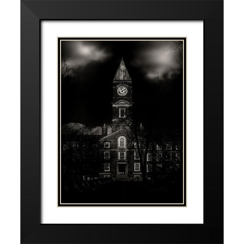 School Daze No 7 Black Modern Wood Framed Art Print with Double Matting by Carson, Brian