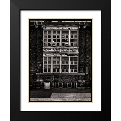School Daze No 11 Black Modern Wood Framed Art Print with Double Matting by Carson, Brian
