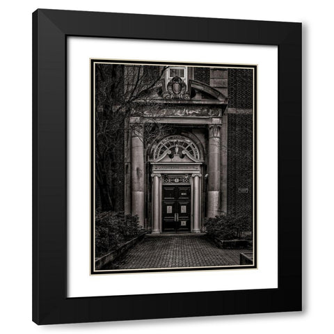 School Daze No 12 Black Modern Wood Framed Art Print with Double Matting by Carson, Brian