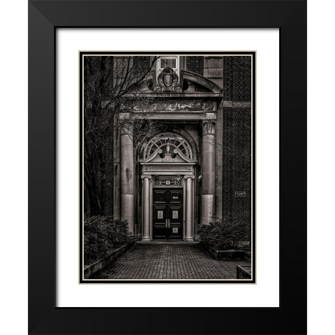 School Daze No 12 Black Modern Wood Framed Art Print with Double Matting by Carson, Brian