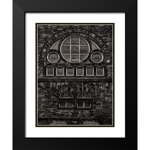 Trinity St Pauls Church No 2 Black Modern Wood Framed Art Print with Double Matting by Carson, Brian