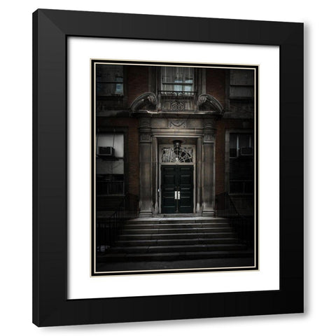 University of Toronto Fitzgerald Building No 2 Color Black Modern Wood Framed Art Print with Double Matting by Carson, Brian
