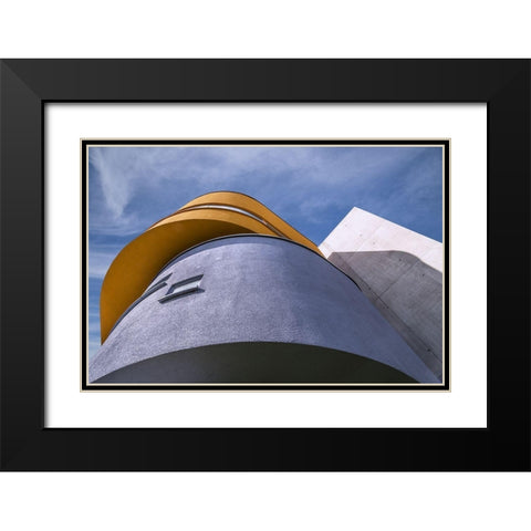 Wall house 06 Black Modern Wood Framed Art Print with Double Matting by Luycx, Theo