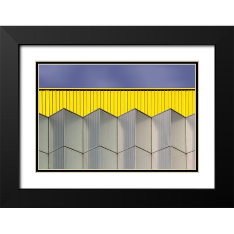 Industrial Architecture I Black Modern Wood Framed Art Print with Double Matting by Mauer, Rolf