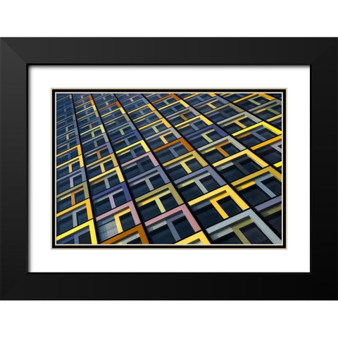 small sun protection Black Modern Wood Framed Art Print with Double Matting by Endermann, Rolf
