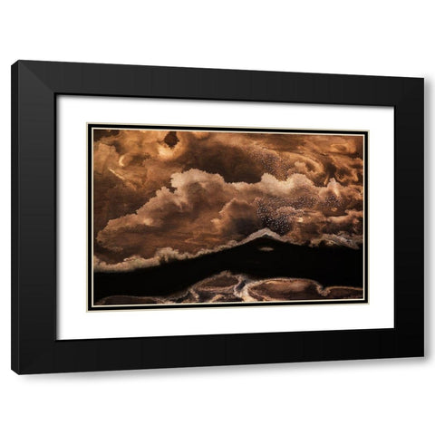 A painting Black Modern Wood Framed Art Print with Double Matting by Chang, Phillip