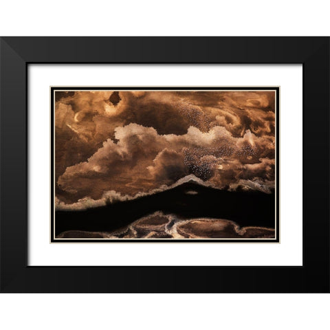 A painting Black Modern Wood Framed Art Print with Double Matting by Chang, Phillip