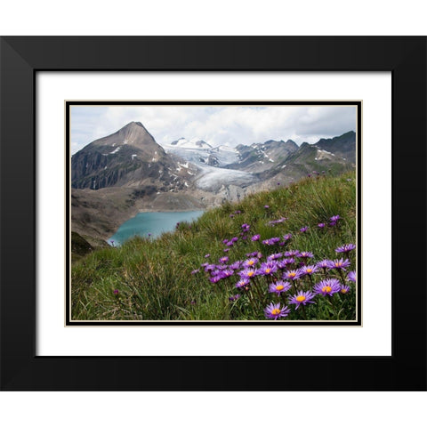 Corno Gries-Switzerland Black Modern Wood Framed Art Print with Double Matting by Guarino, Vito
