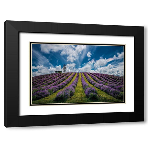 Unforgettable summer Black Modern Wood Framed Art Print with Double Matting by Dujic LightHunter, Zoran