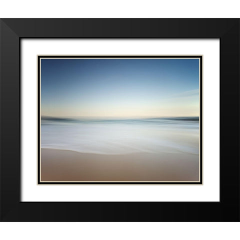 Soft solitude Black Modern Wood Framed Art Print with Double Matting by Pascual Buye, Santiago