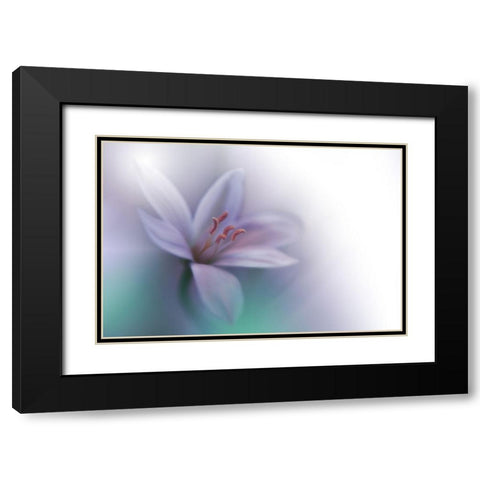 Beyond Black Modern Wood Framed Art Print with Double Matting by Nan, Juliana