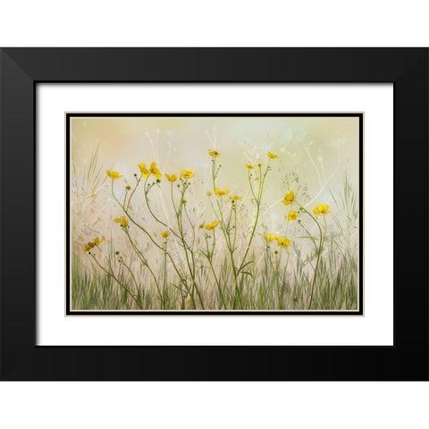 Good morning Black Modern Wood Framed Art Print with Double Matting by Talen, Nel