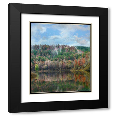 Cassatot Point-Gillham Lake-Arkansas Black Modern Wood Framed Art Print with Double Matting by Fitzharris, Tim