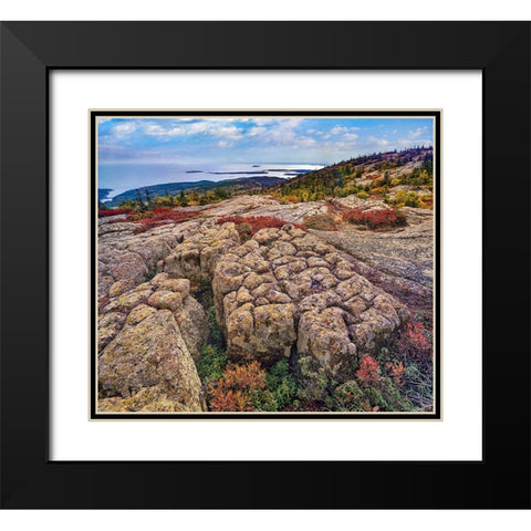 Cadillac Mountain-Acadia National Park-Maine Black Modern Wood Framed Art Print with Double Matting by Fitzharris, Tim