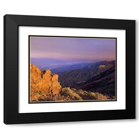 Dantes View-Death Valley National Park-California Black Modern Wood Framed Art Print with Double Matting by Fitzharris, Tim