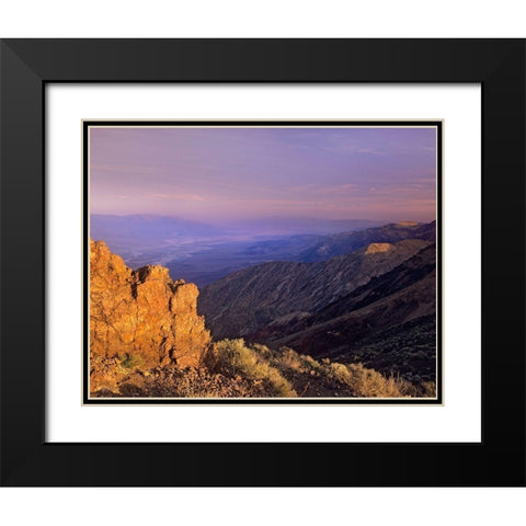 Dantes View-Death Valley National Park-California Black Modern Wood Framed Art Print with Double Matting by Fitzharris, Tim