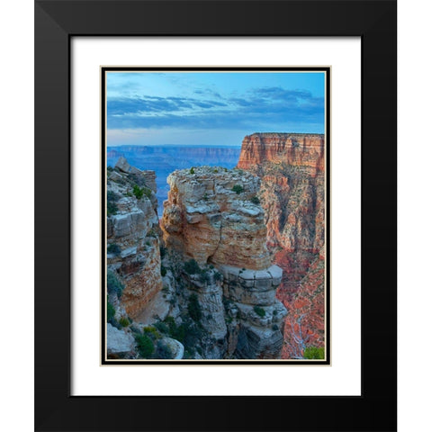 Mather Point-Grand Canyon National Park-Arizona Black Modern Wood Framed Art Print with Double Matting by Fitzharris, Tim