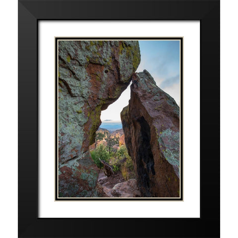 Echo Canyon Trail Chiricahua National Monument-Arizona-USA Black Modern Wood Framed Art Print with Double Matting by Fitzharris, Tim