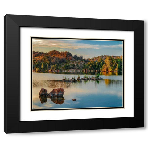 Inks Lake State Park-Texas-USA Black Modern Wood Framed Art Print with Double Matting by Fitzharris, Tim