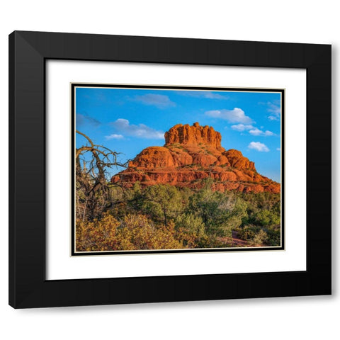 Bell Rock-Coconino National Forest near Sedona-Arizona-USA Black Modern Wood Framed Art Print with Double Matting by Fitzharris, Tim