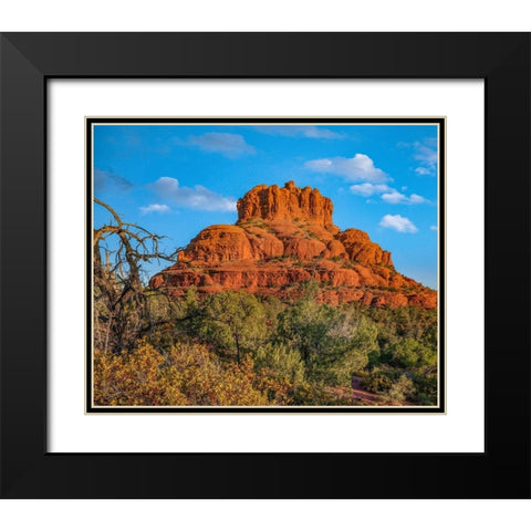 Bell Rock-Coconino National Forest near Sedona-Arizona-USA Black Modern Wood Framed Art Print with Double Matting by Fitzharris, Tim