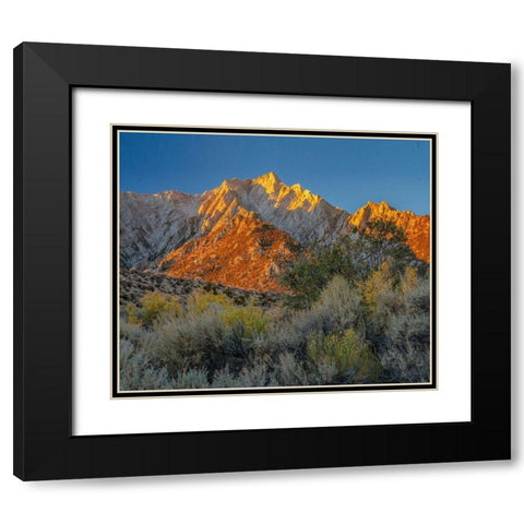 Tuttle Creek-Sierra Nevada-California-USA Black Modern Wood Framed Art Print with Double Matting by Fitzharris, Tim