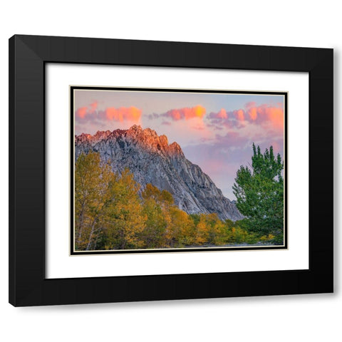 Mount Tom-Eastern Sierra-California-USA Black Modern Wood Framed Art Print with Double Matting by Fitzharris, Tim