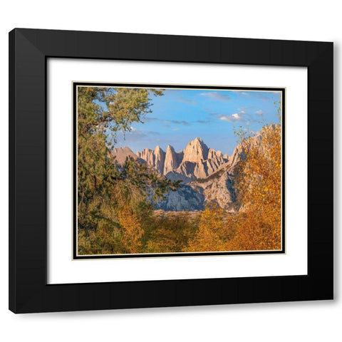 Mount Whitney-Sequoia National Park-California-USA Black Modern Wood Framed Art Print with Double Matting by Fitzharris, Tim