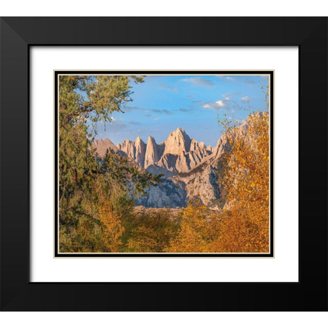 Mount Whitney-Sequoia National Park-California-USA Black Modern Wood Framed Art Print with Double Matting by Fitzharris, Tim