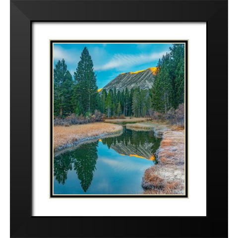 Rock Creek. Inyo National Forest-California-USA Black Modern Wood Framed Art Print with Double Matting by Fitzharris, Tim