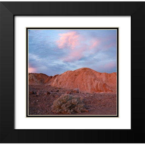 Death Valley Black Modern Wood Framed Art Print with Double Matting by Fitzharris, Tim