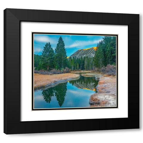 Rock Creek. Inyo National Forest-California-USA Black Modern Wood Framed Art Print with Double Matting by Fitzharris, Tim