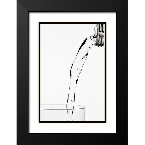 thirsty Black Modern Wood Framed Art Print with Double Matting by Pabst, Christian
