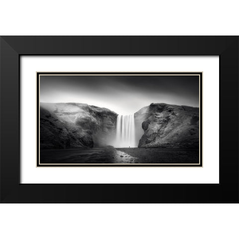 Power and Humility Black Modern Wood Framed Art Print with Double Matting by Mitterwallner, Stefan