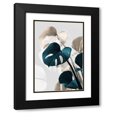 Monstera Creative 10 Black Modern Wood Framed Art Print with Double Matting by Artographie Studio