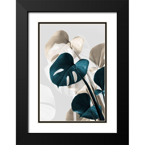 Monstera Creative 10 Black Modern Wood Framed Art Print with Double Matting by Artographie Studio